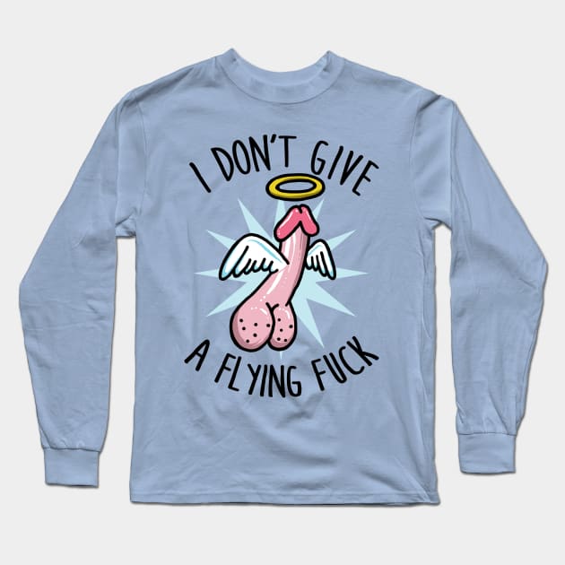 flying fuck Long Sleeve T-Shirt by OsFrontis